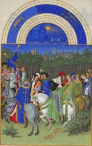 May, from the Trs riches heures du duc de Berry